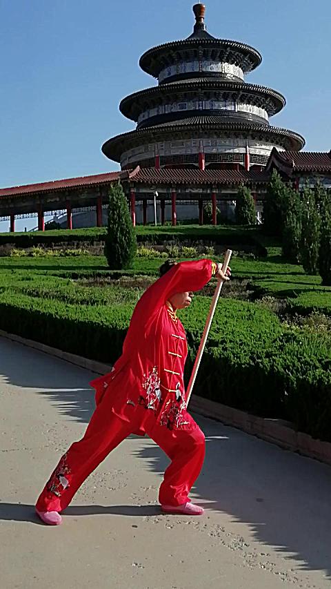 健身气功太极养生杖