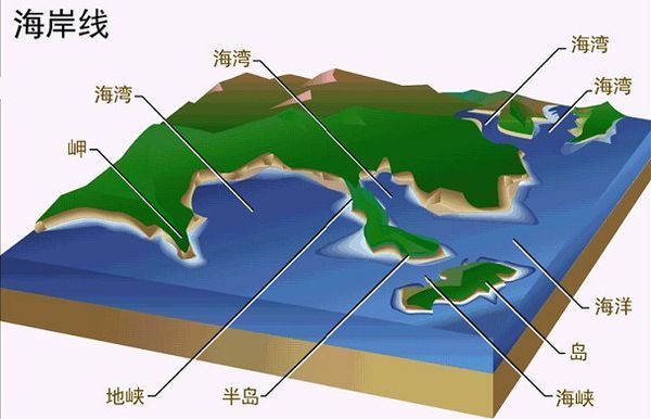 亚洲海湾分布图图片