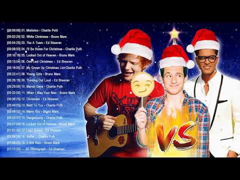 [图]Bruno Mars,Charlie Puth,Ed Sheeran Best Christmas Songs,Greatest Hits Pop Playli