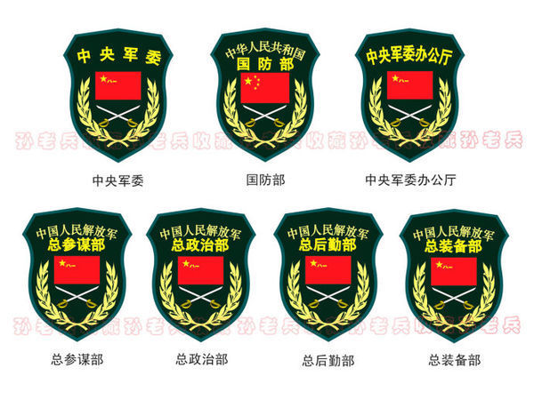 解放军六大军种臂章图片