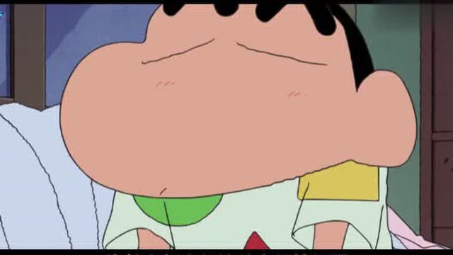 蜡笔小新:小新尿床被迫早起,看动画吃饼干,吵醒小葵!