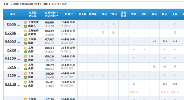 2016临客具体几点放票?k4139上海到成都的?