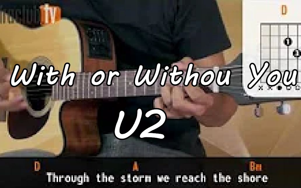 [图]With or Without You【U2】Cifraclub吉他弹唱教学