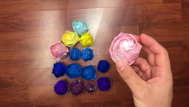 川崎玫瑰折纸教学视频 玫瑰花 花萼 花托