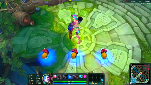 lol玩家 自制:暴走萝莉    金克丝 泳池派对 皮肤