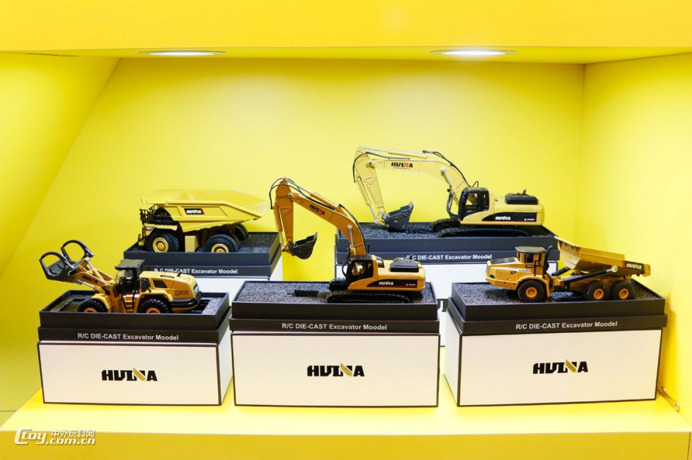 汇纳合金工程车精彩亮相2018香港玩具展