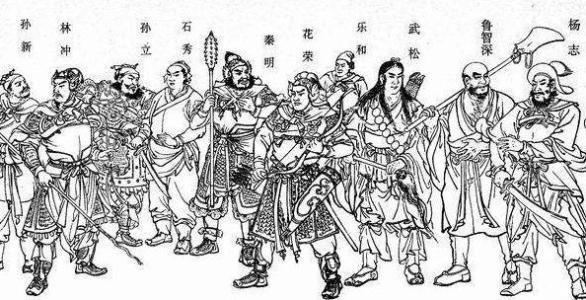 七星聚义,在黄泥冈东十里路的安乐村白胜处安身.