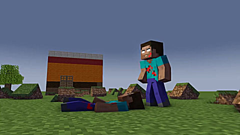 我的世界音乐- b>史蒂夫大战herobrine /b>-mr. ami gamer