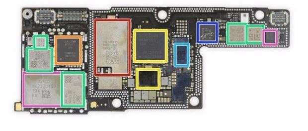 主板不是一整块的,里面有很多小芯片构成的结构,包括基带,cpu,硬盘