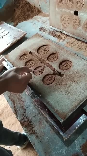 翻砂铸造工艺流程图片