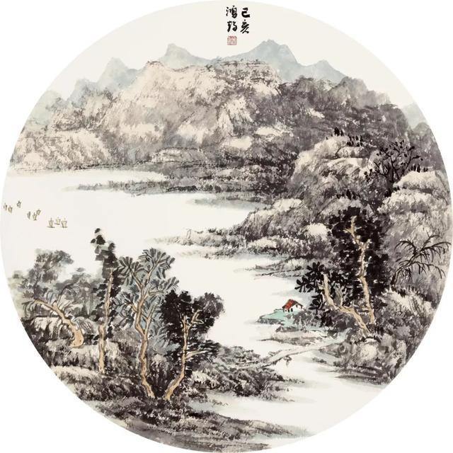 国画山水画比赛作品