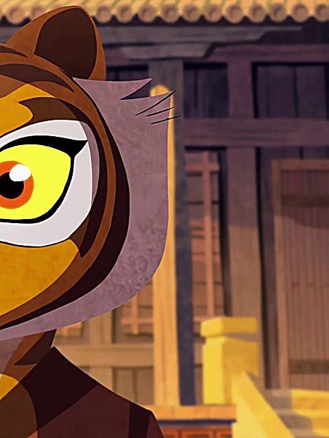 功夫熊猫之 卷轴的秘密 悍娇虎刻苦练功 却无法得师傅认可 cut   竖版