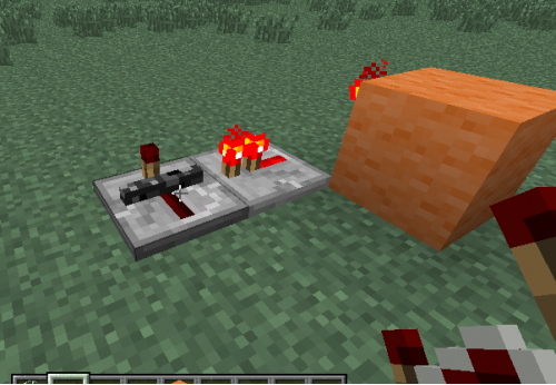 我的世界电脑版RS锁存器按钮当拉杆的操作方