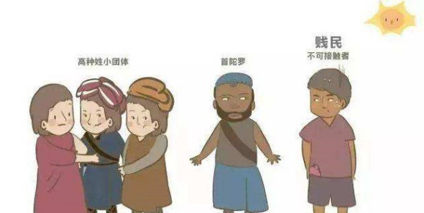 这一制度将人分为4个等级,即婆罗门,刹帝利,吠舍,首陀罗和达利特.