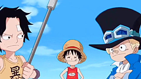 海贼王: 艾斯路飞萨博,水管三兄弟来咯