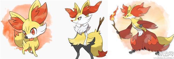 口袋妖怪xy三主进化详细介绍