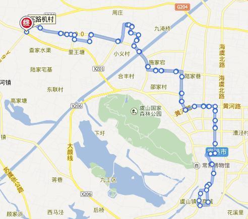 常熟公交121经不经过仙霞路交通银行