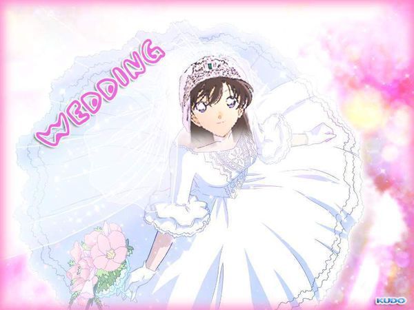 名侦探柯南里的小兰穿公主裙的图片【完整图片】来发给我