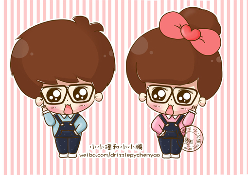 请问有谁知道这对卡通情侣人物叫什么,还有没有这对人物的情侣头像图?