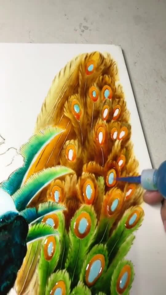 1年前时长:01:37 凤凰上传时间:1年前时长:00:38 视频: 果酱画 孔雀