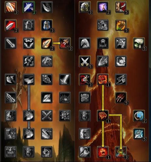 魔兽世界战士练级天赋