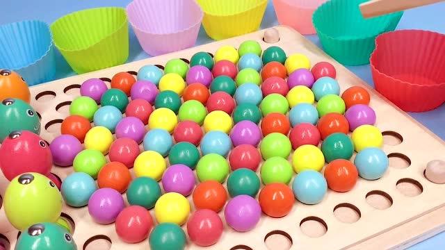 五颜六色球球按颜色分类 b>趣味早教 /b>益智 b>视频 /b>