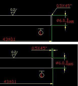 cad 裡面有查詢或標註倒角的快捷鍵嗎?