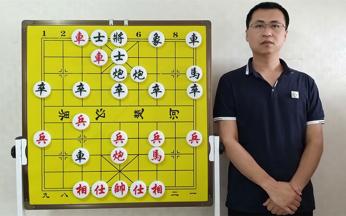 象棋当头炮第58讲:想一想,如何快速破解士角炮?