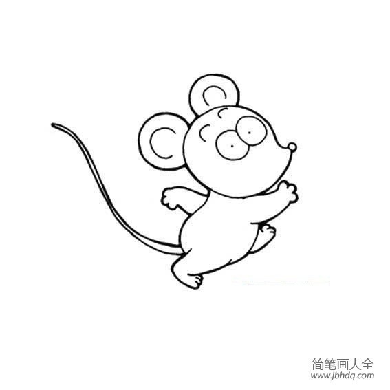 站起来的老鼠要怎么画