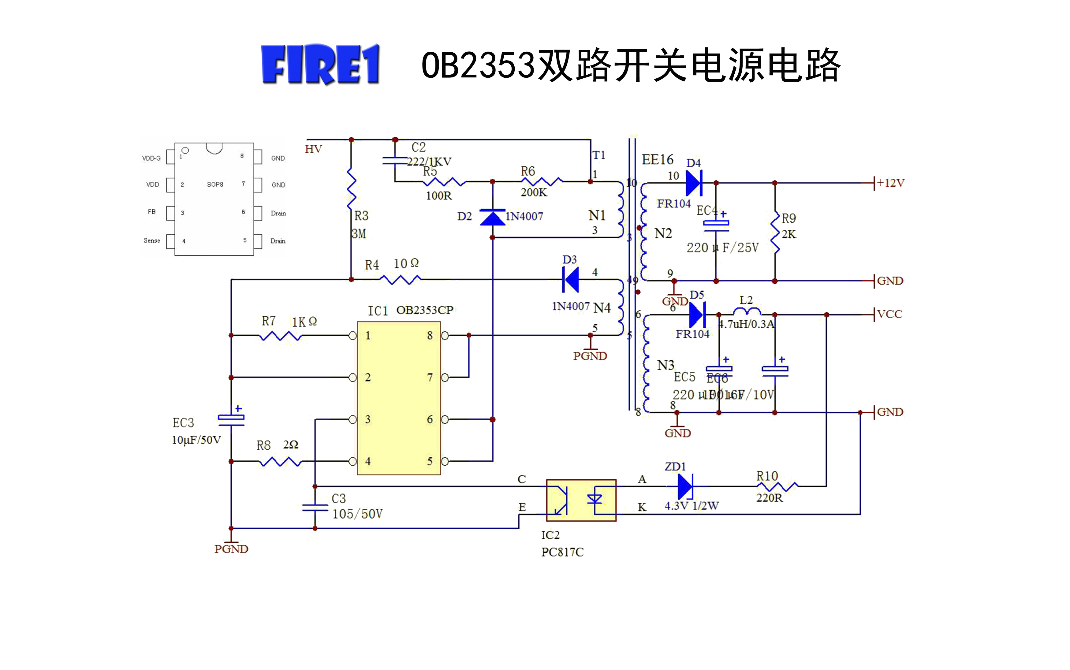 ob2223ap原理图图片