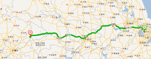 苏州到重庆万州要下载哪几个市区的导航地图