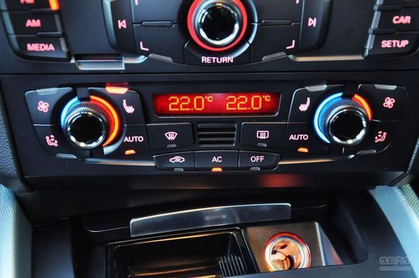 奥迪a6空调怎么吹前挡风