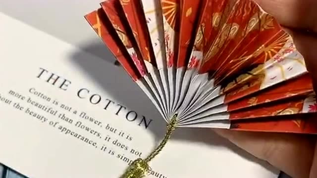 教你叠迷你古风 扇子,就算是手残党也能学会,特别受小朋友的喜欢