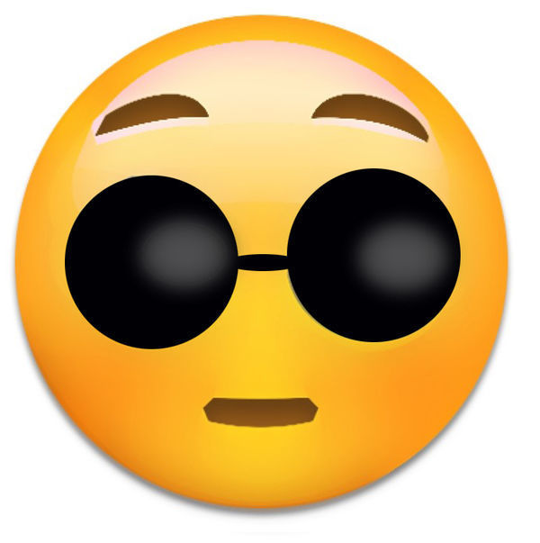 眼镜的小表情emoji图片