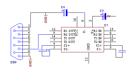 電子元件 max232 引腳