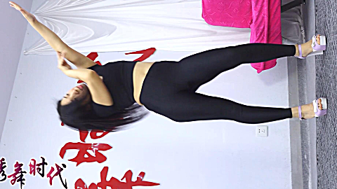 秀舞时代 小羽 玖月奇迹 踩踩踩 舞蹈 1 健美裤