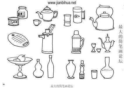 食物套餐简笔画
