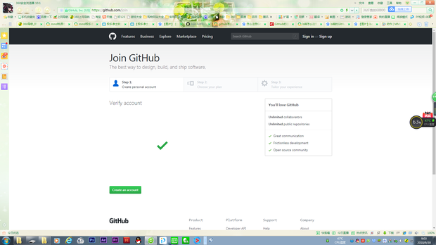 GitHub注册没办法进行下一步怎么办