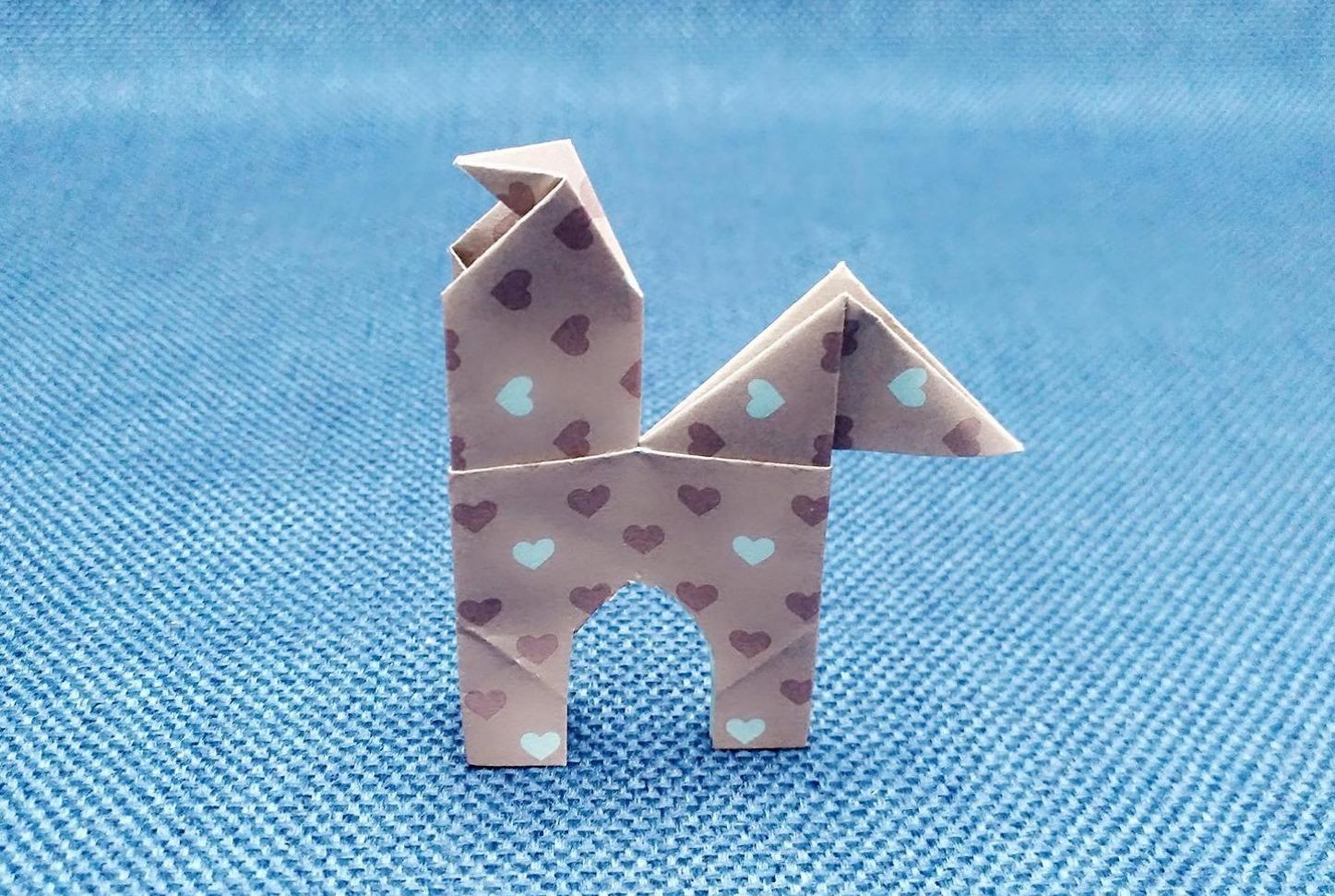 超可爱创意折纸教程:孩子一学就会巧手折创意小木马