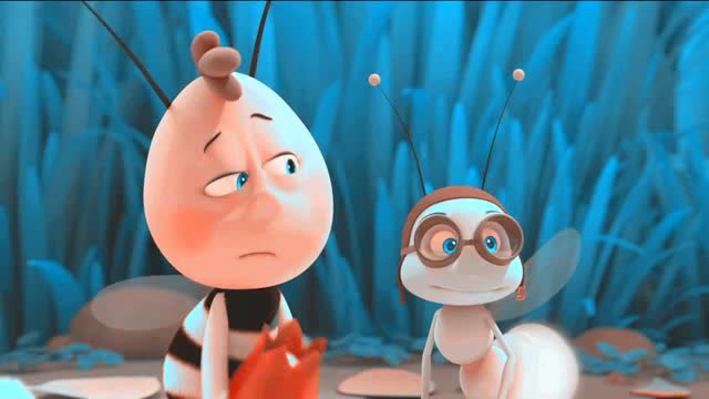 玛雅蜜蜂历险记2:蜜糖游戏,这个小蜜蜂怎么了,这么失落