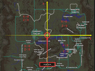 H1Z1大逃杀地图怎么分东南西北方向?