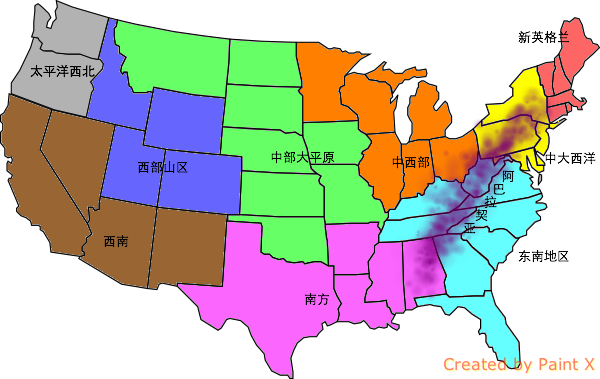 美国有几个地理分区?环境如何?各有哪些大城
