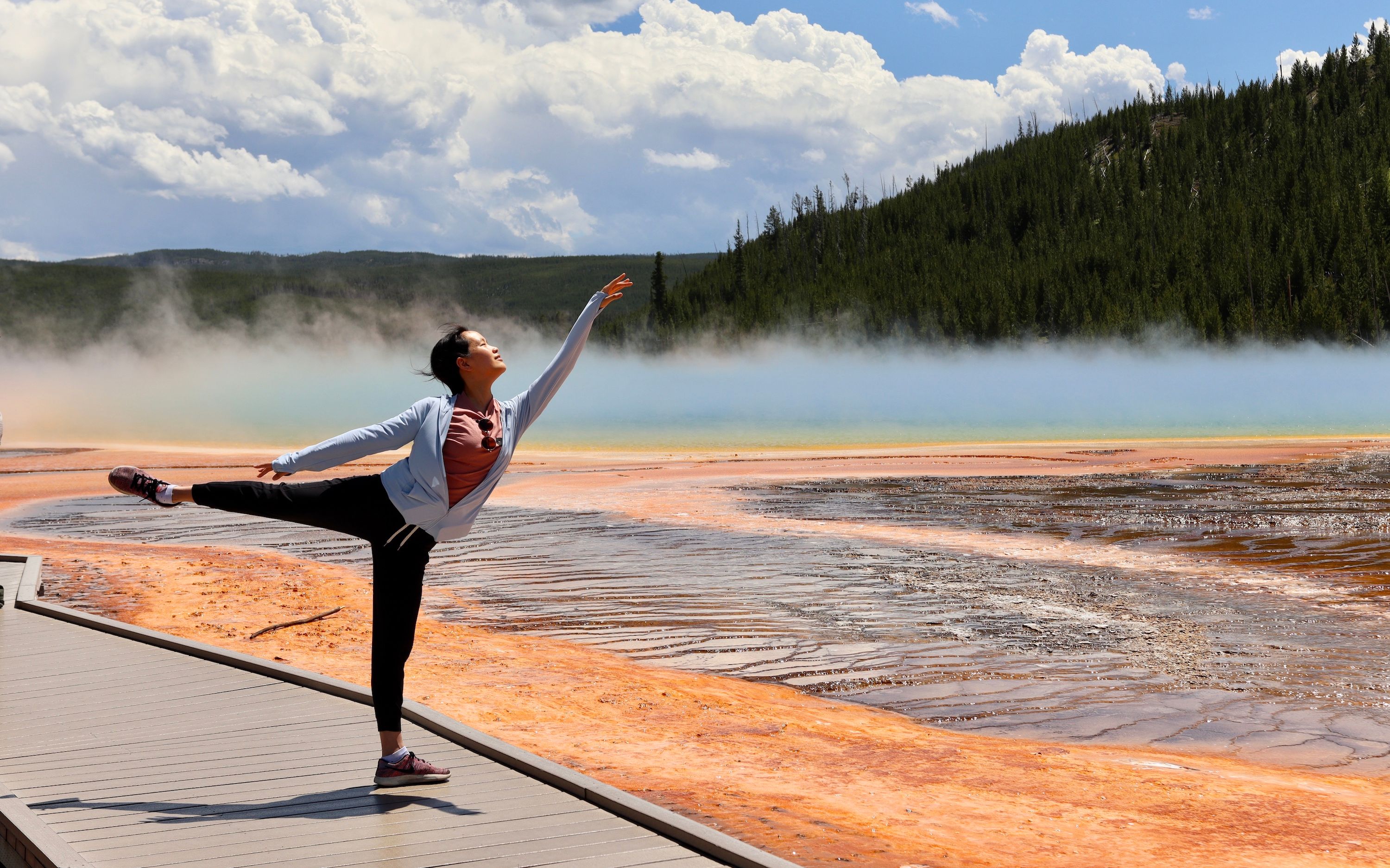 [图]环游世界的芭蕾3 | 黄石公园的睡美人银仙女变奏 | Silver Fairy in YellowStone NP