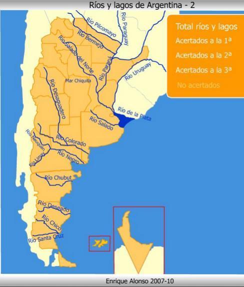 阿根廷河流地图查询