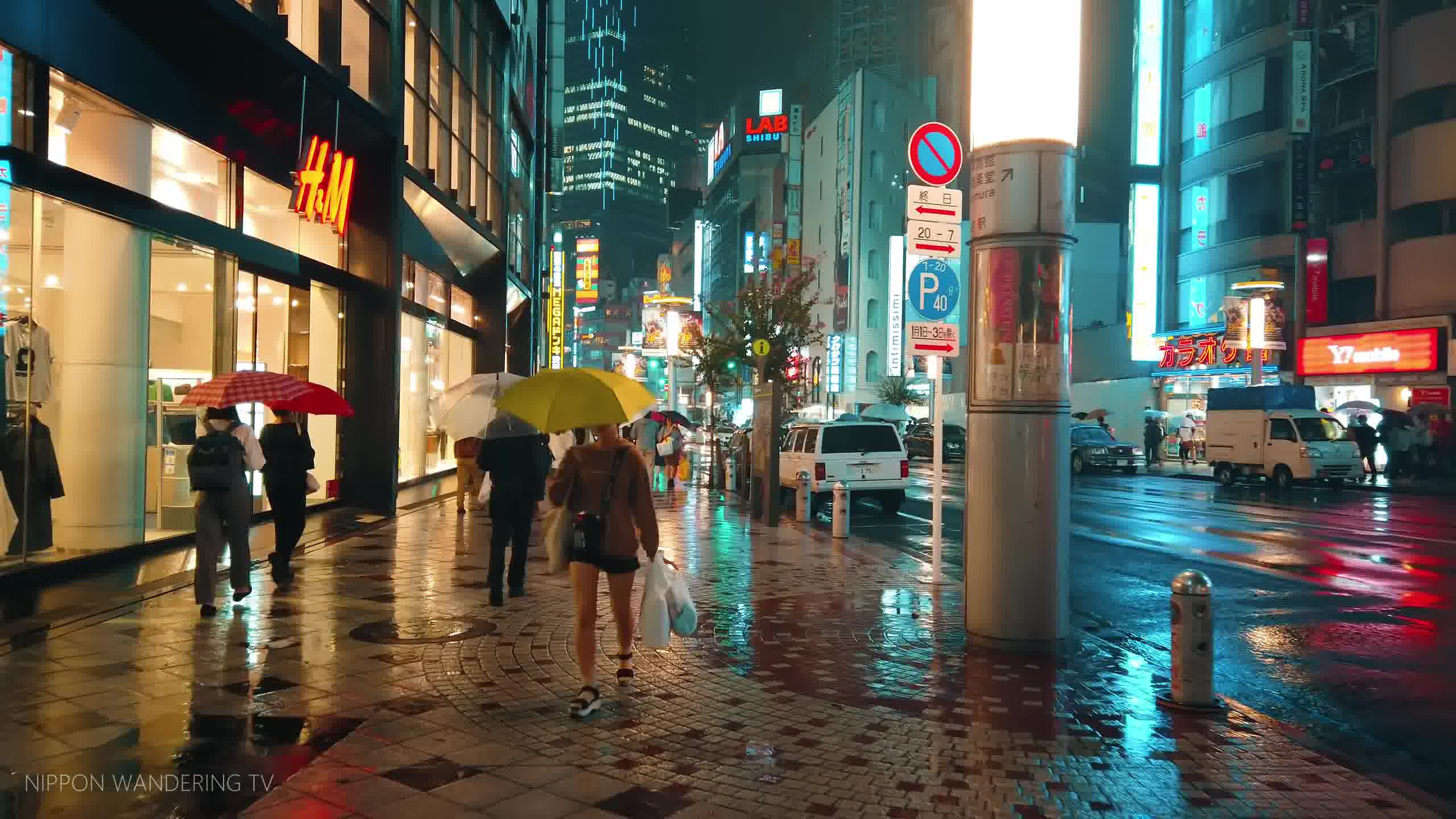 [图]暴风雨前在东京涩谷雨中漫步 4K 双耳助眠 - Tokyo Shibuya Rainy Walks Before the storm 4K Binaural