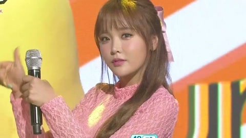 洪真英 竖拇指 kbs音乐银行 现场版 16/04/22