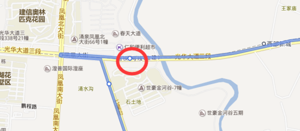 温江光华大道哪里能坐818公交车