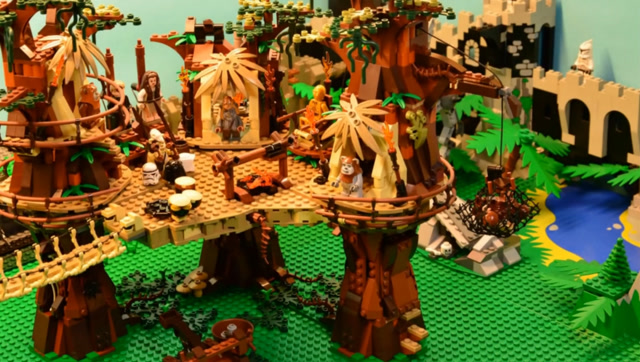 乐高经典-星战系列 10236伊沃克村"小熊村"