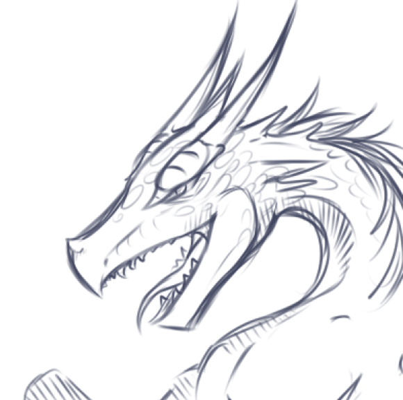 怎么画龙头 最好有图片酷点的