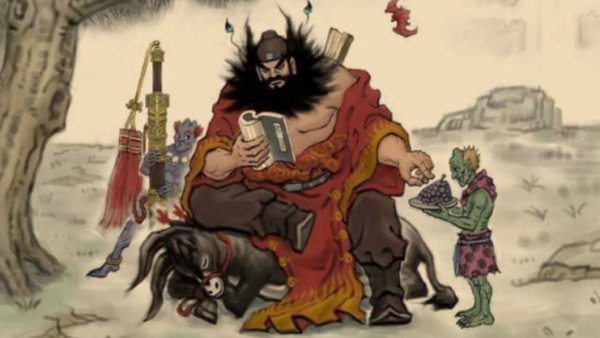 赦令"大将军到此",意为掌管冥界大将军手握大权